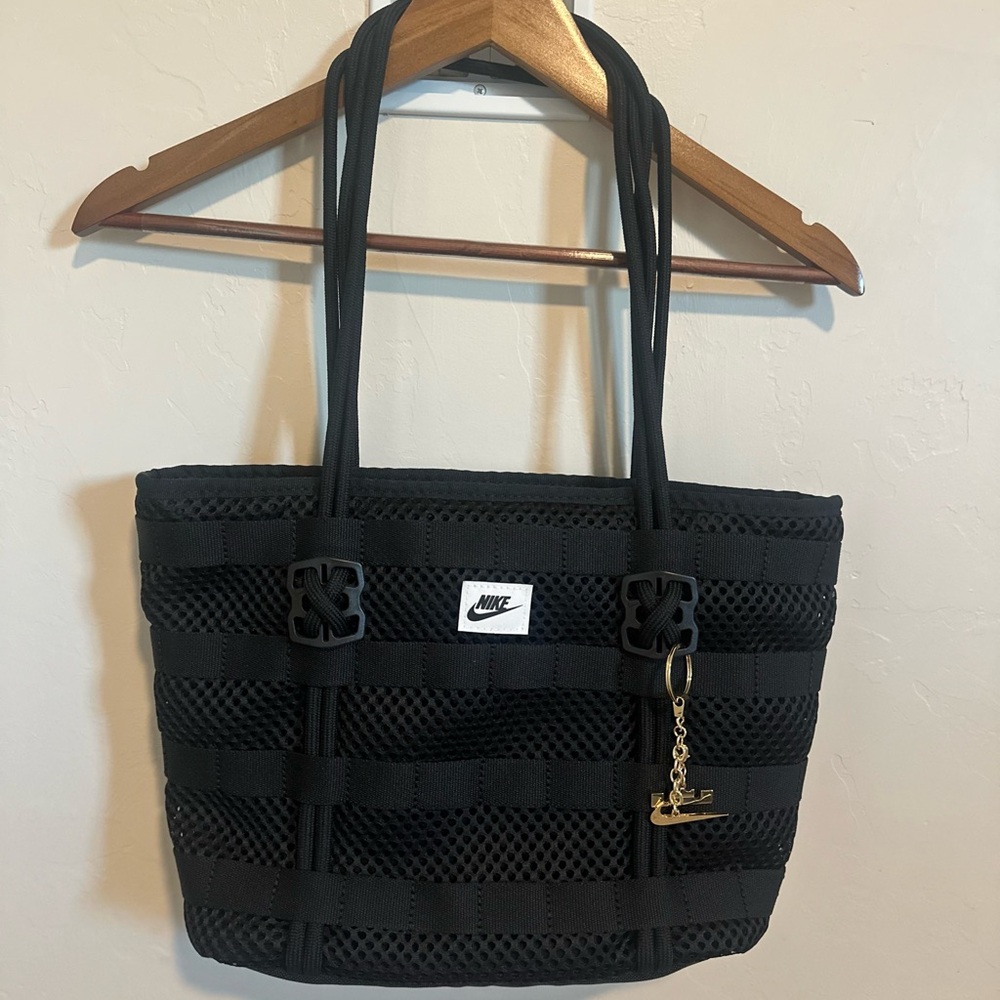 Nike Women's Air Small Tote Bag
 with Gold Charms